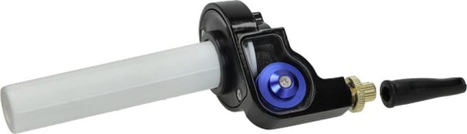 Gashandel Speedgas Zwart / Blauw Power1 Racing L-slag