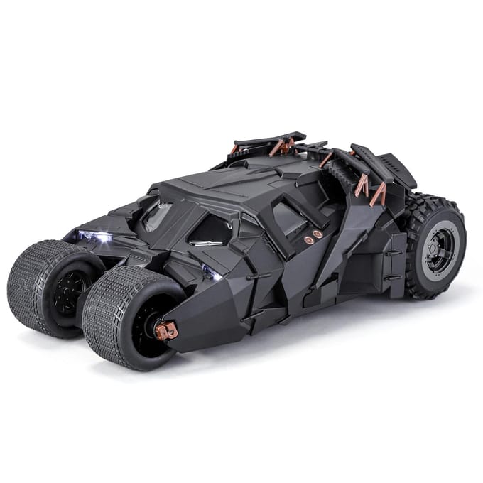 1:24 Bat Dark Knight Simulatie Legering Echte Speelgoedauto Model Spuit Glijdende Speelgoedauto gray
