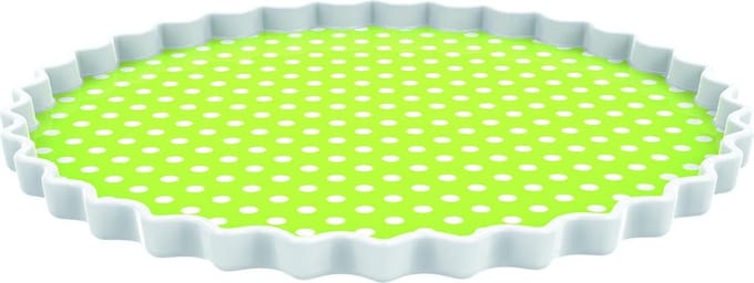 Zak!Designs Gebaksbord Dotty - Rond - Ø 20 cm - Groen