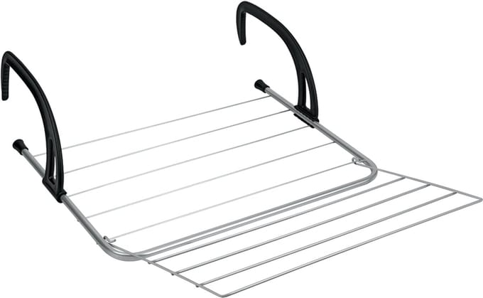 Tomado - Seram - Droogrek Hangend - 7 meter drooglengte - Hangdroogrek - Verstelbare Armen - Grijs