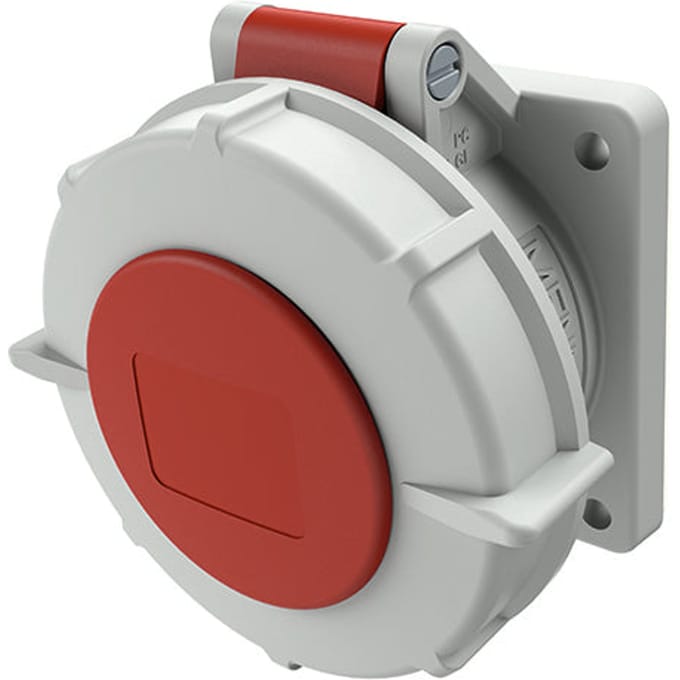 Mennekes CEE 16A 5-Pool IP67 Paneelmontage Stopcontact 400V - 228A