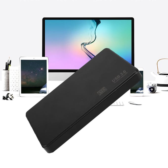 Boîtier externe pour disque dur externe SATA USB 3.0 de 2,5 pouces pour disque dur SSD (Pas difficile à intégrer black