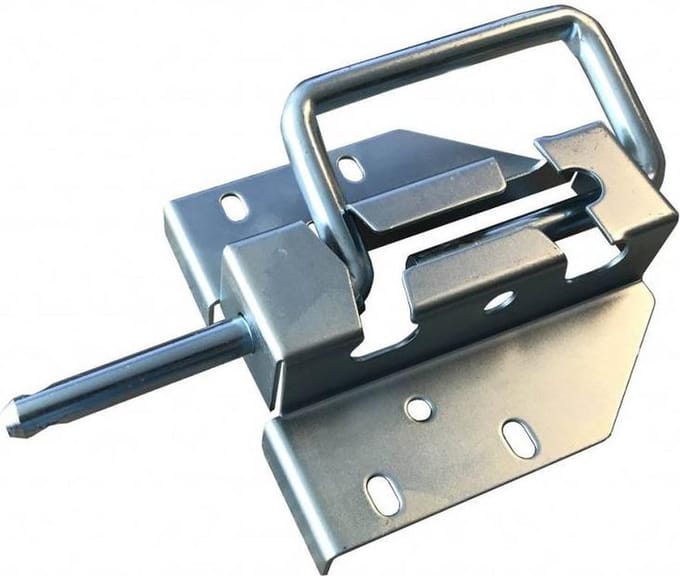 Schuifgrendel overheaddeur slag 72 mm, brede basis