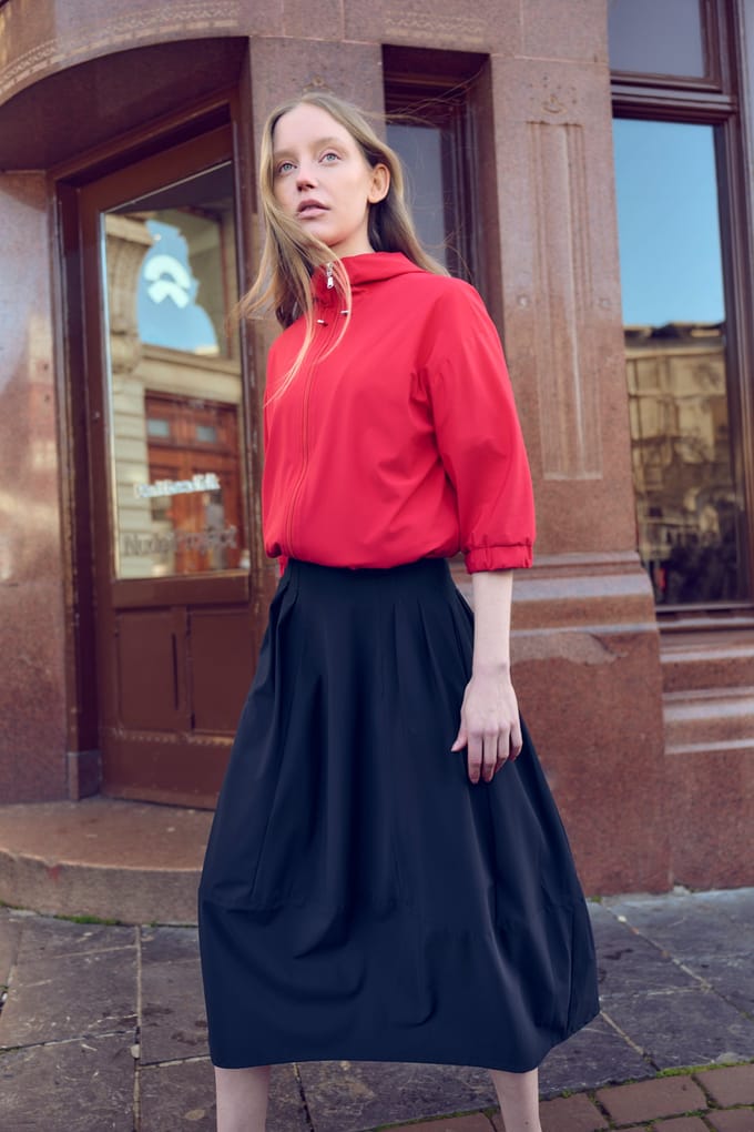 Heide skirt technical jersey | Blue - Blue / S