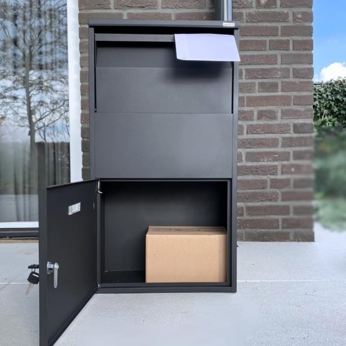 mavoa® Brievenbus op Paal - Postontvanger Met Standaard - Wandbrievenbus