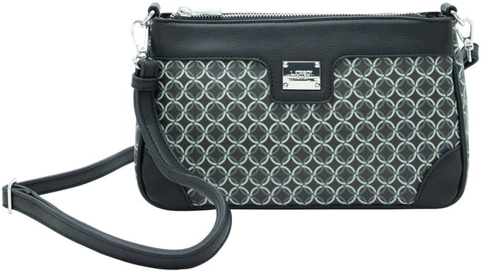 L.CREDI Pia Schoudertas 25.5 cm - Dames - schwarz