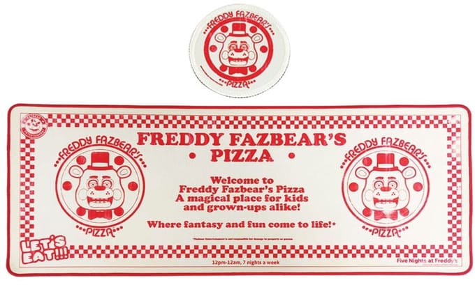 FaNaTtik Five Nights at Freddy's Desk Pad & Coaster Set Stationery