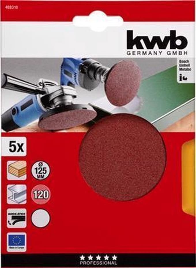 Schuurschijf 125 mm, k120
