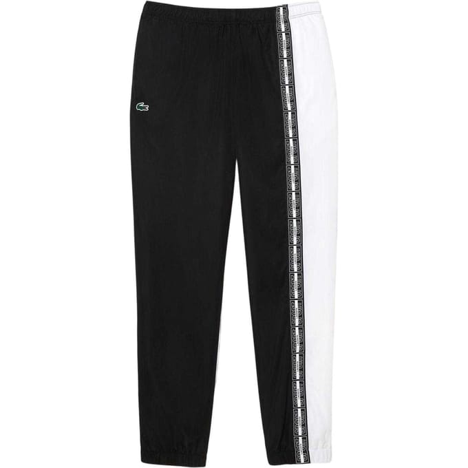 Lacoste Tracksuitbroek Heren Kleurblok (Zwart, Wit)