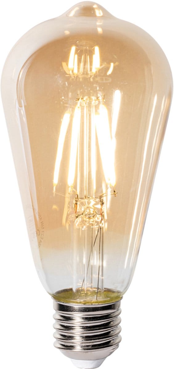 LUEDD E27 dimbare LED lamp ST64 goud 5W 450 lm 2700K
