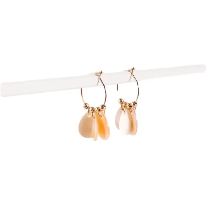 Schelp oorbellen vrouw 24 Colours