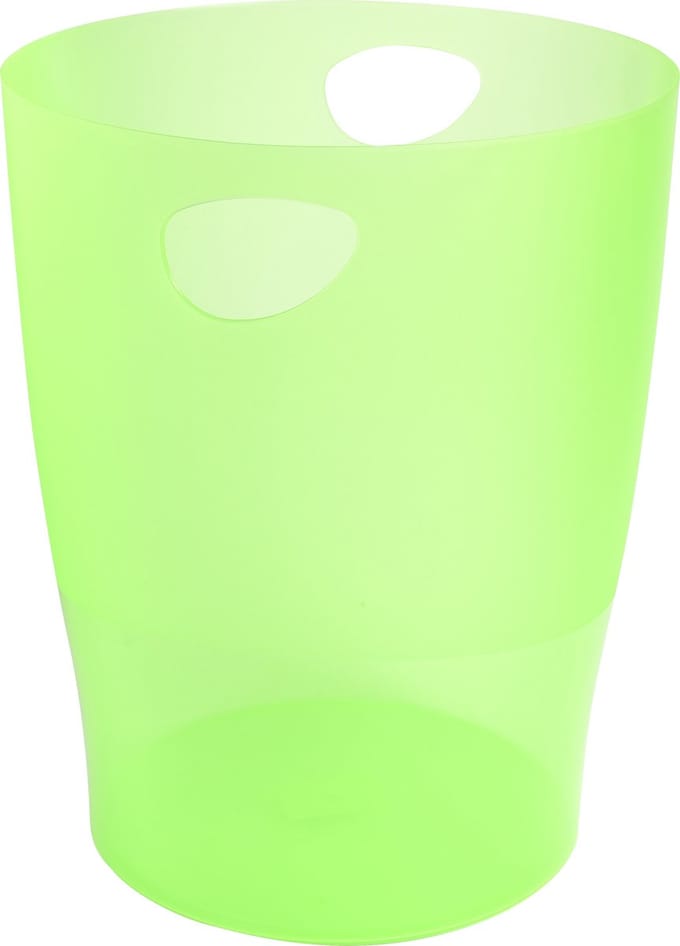 Exacompta 8x Papiermand met grote capaciteit van 15 liter. - Appelgroen - 45397D