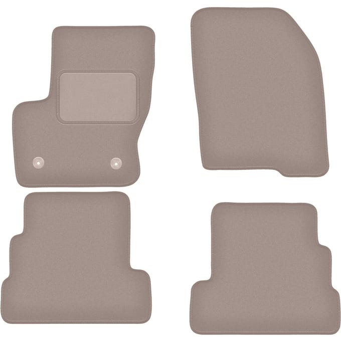 Beige velours matten voor: Ford Escape MK3 SUV (2012-)