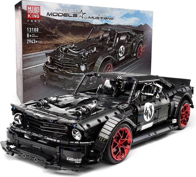 Mould King 13108 - Ford Mustang Hoonigan - 2943 onderdelen - Compatibel met grote merken - Bouwdoos