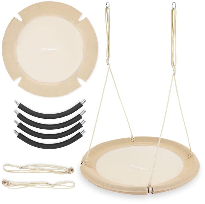 HyperMotion Boho Schommel - 100cm, Beige