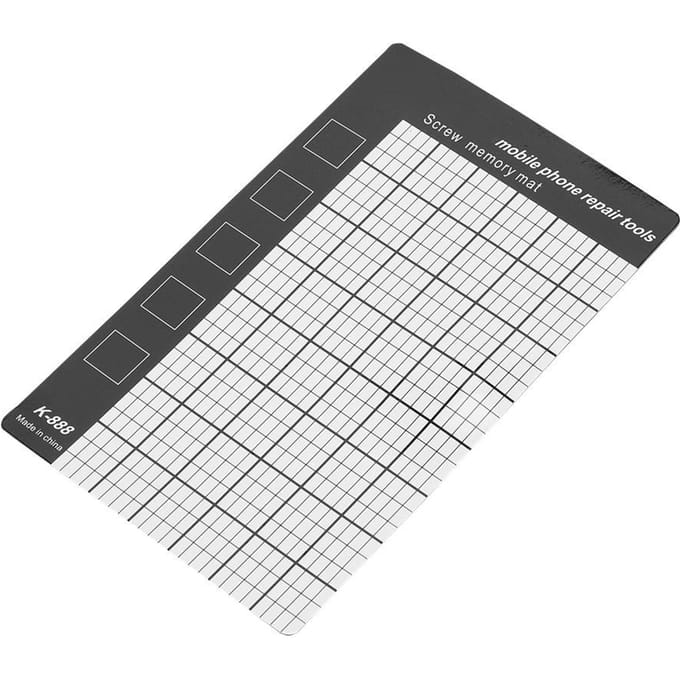 Tapis Magnétique Portable K-888 Tapis Mémoire Pour Outils de Réparation Vis white