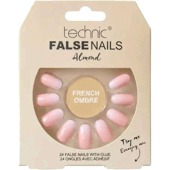 Technic False Nails Almond French Ombr&eacute; 24 st