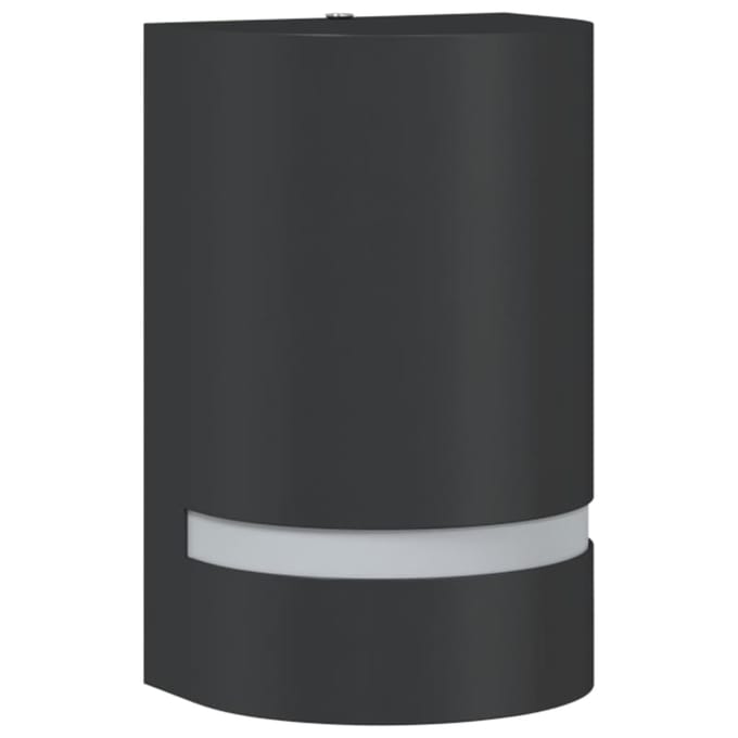 vidaXL Buitenwandlamp gegoten aluminium zwart