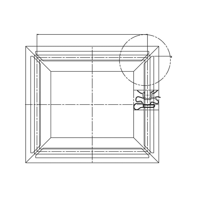 AEG Deurafdichting vriezer - L: 1.681mm 2084765037