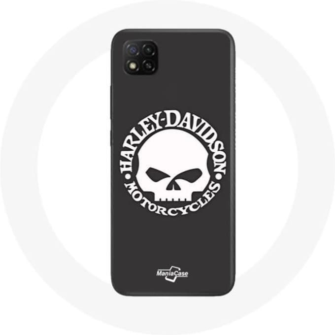 Xiaomi Redmi 9C hoesje Harley Davidson Motors Schedel