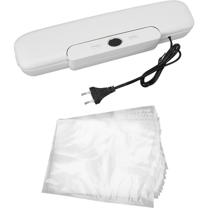 Machine Scelleuse Sous Vide Aspiration Puissante Coupe-Sacs Inclus Compacte Automatique Scelleuse Alimentaire Sec Humide gray