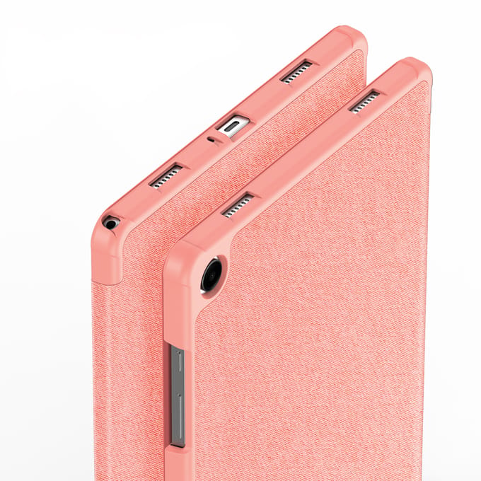 Dux Ducis Domo Bookcase geschikt voor Samsung Galaxy Tab A11 Plus - Roze