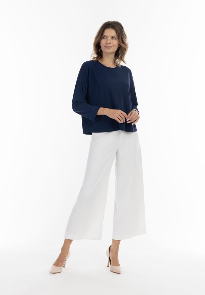 usha BLACK LABEL blouse met lange mouwen