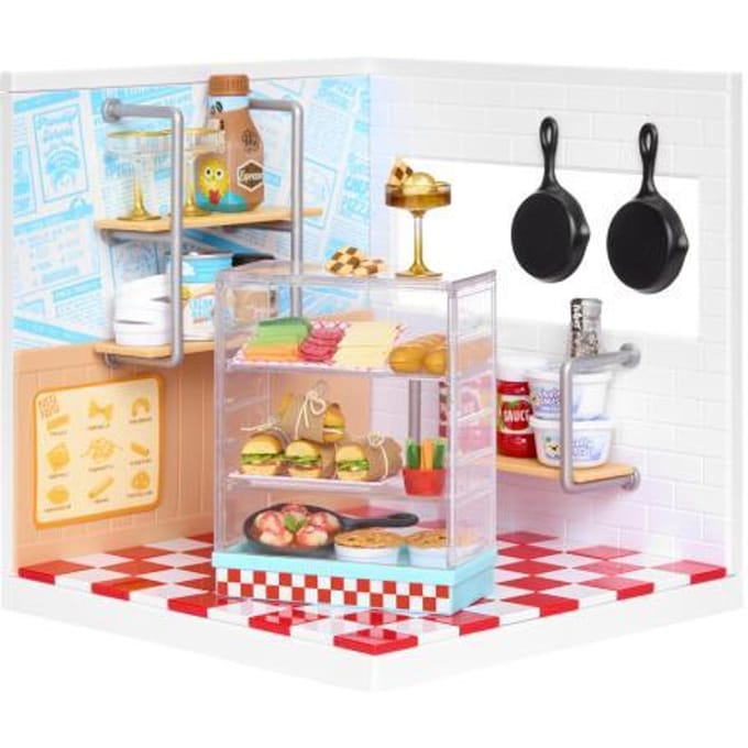 Miniverse™ Make It Mini Spaces™ Pizzawinkel - Knutselset - Bouwpakket- Maak Je Eigen Mini Pizzeria
