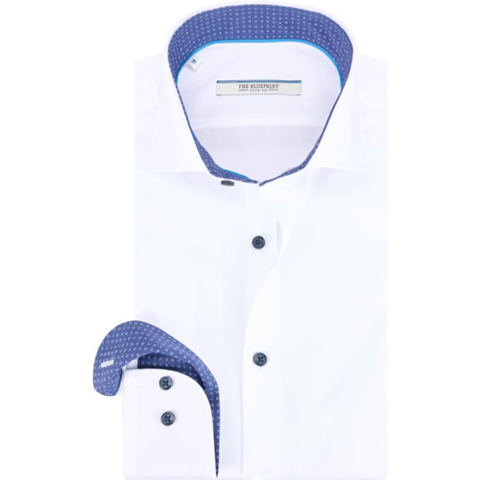 The Blueprint trendy overhemd met lange mouwen bp54-1