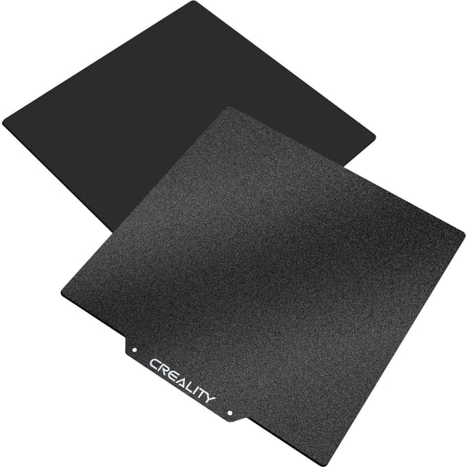 Creality 3D dubbelzijdige zwarte PEI-plaatkit 235x235mm met gestructureerde afwerking Sterke magnetische kracht gray