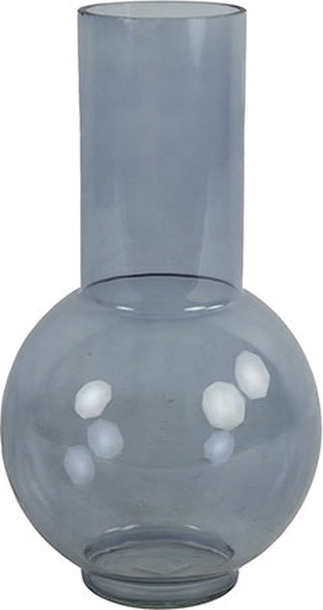 Countryfield Vaas Catlin glas L20B20H36CM d.blauw