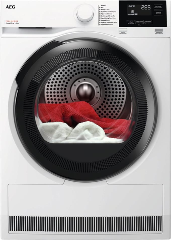 AEG TR79CG34B 7000 SensiDry® - Warmtepomp Droogkast - 9 kg - NL/FR