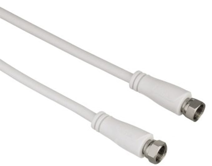 Hama 00122500 coax-kabel 1,5 m F Wit