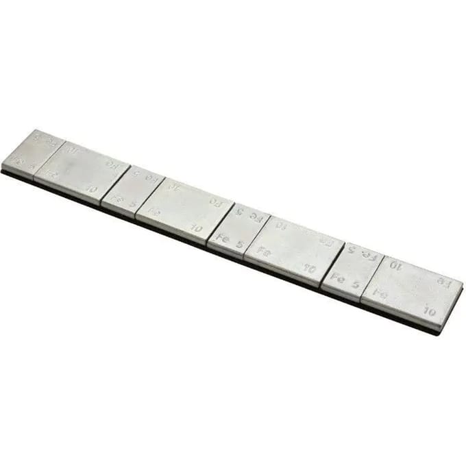 Doos met 100 wielbalansgewichten met plakstrips Tip Top