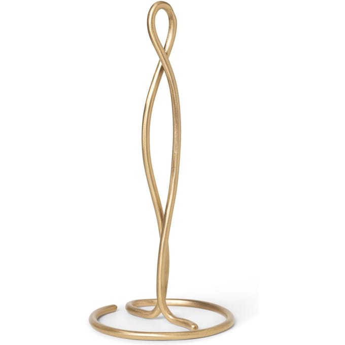 Ferm Living Curvature Keukenrolhouder - brass