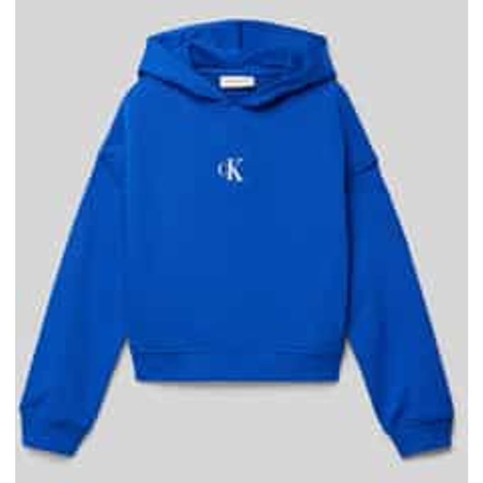 Boxy fit hoodie met capuchon