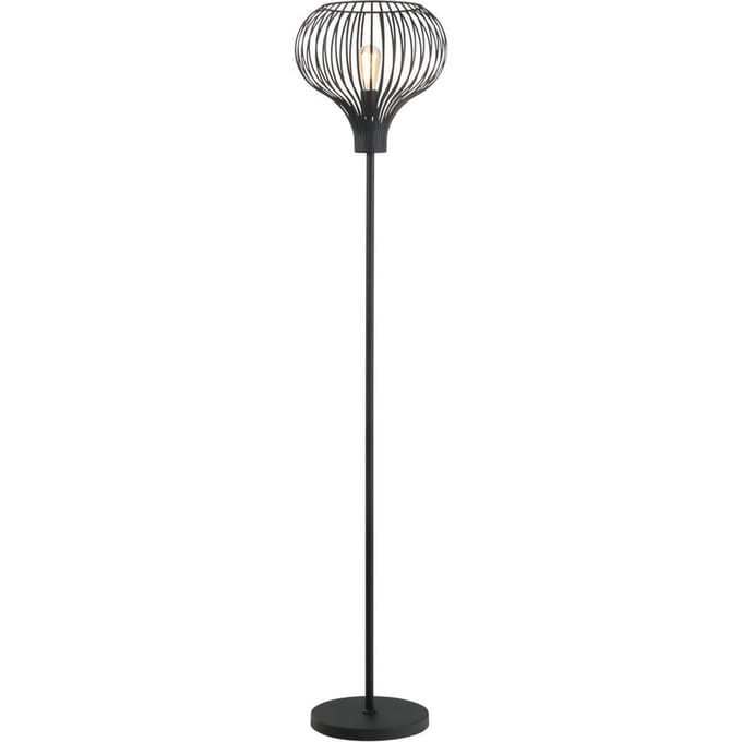 Freelight Aglio vloerlamp, hoogte 180 cm, zwart, metaal