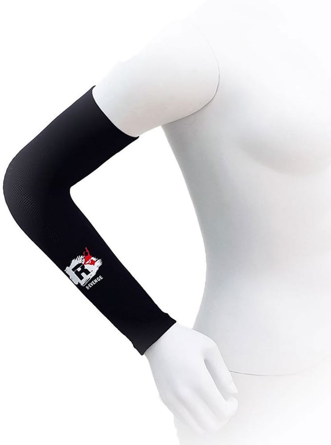 R-evenge Tape Armwarmers Zwart L-XL Man