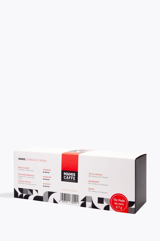 Mamis Caffè Espresso Crema 15 E.S.E. pods