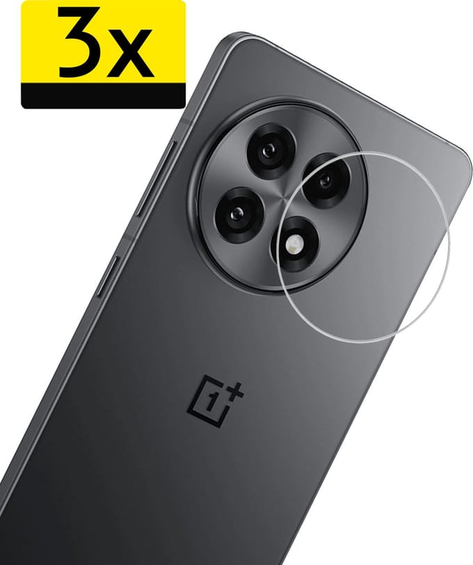 Camera Lens Protector - Geschikt voor OnePlus 13R - 3 Stuks - Camera Screenprotector - Beschermglas - Gehard Glas - Tempered Glass - Screen Protector