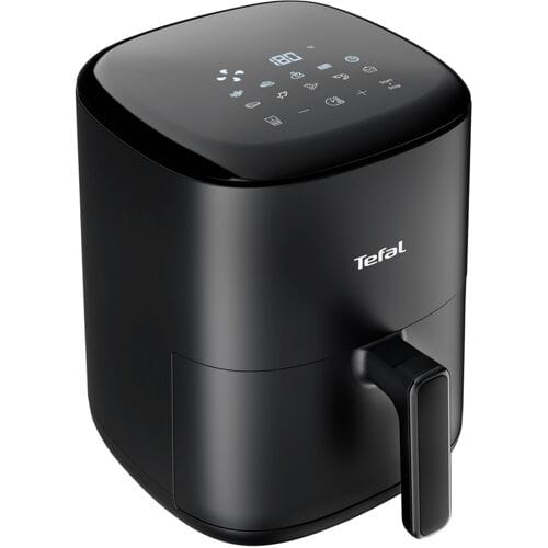 Tefal Easy Fry Compact EY1458 - Airfryer 3L - 1300W - 10 Programma's - 70% Energiebesparing - Compact Design - Zwart