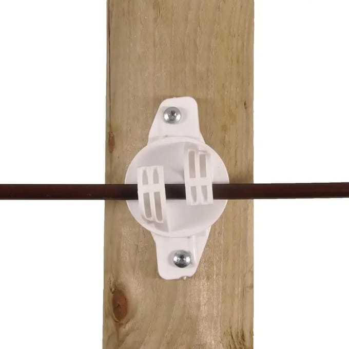 Gallagher W-Isolator Super Wit (25) - Voor betrouwbare draadgeleiding in schrikdraadsystemen