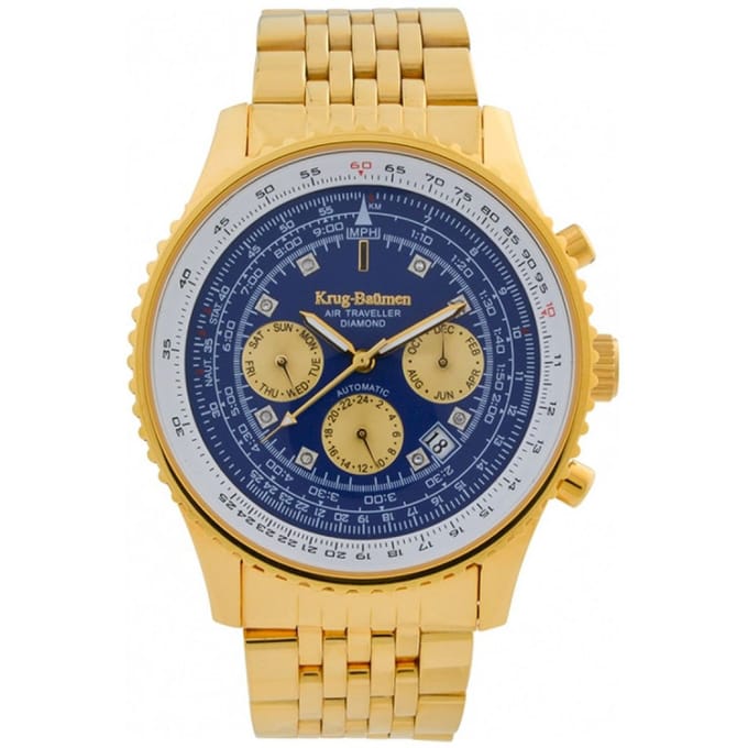 Krug Ba&uuml;men&nbsp;Air Traveller Diamond Automatic 46mm&nbsp;600104DSA
