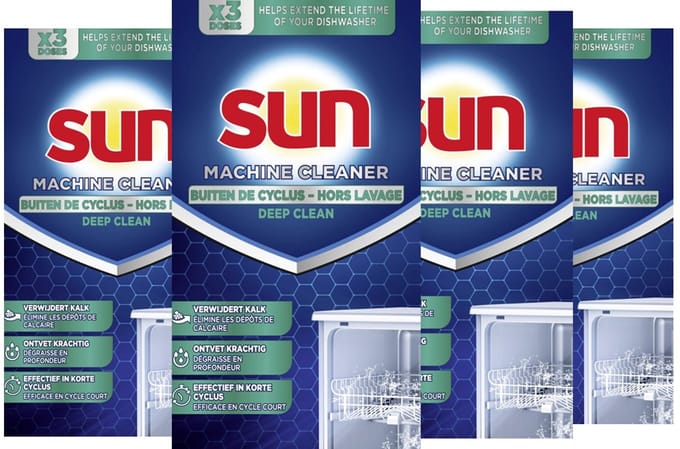 Sun Machinereiniger - 4 x 3 Stuks - Voordeelverpakking