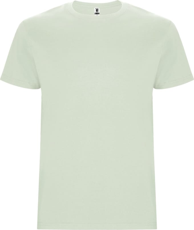 4 Pack T-shirts unisex met korte mouwen, 190 gram 'Stafford' Mist Green - S
