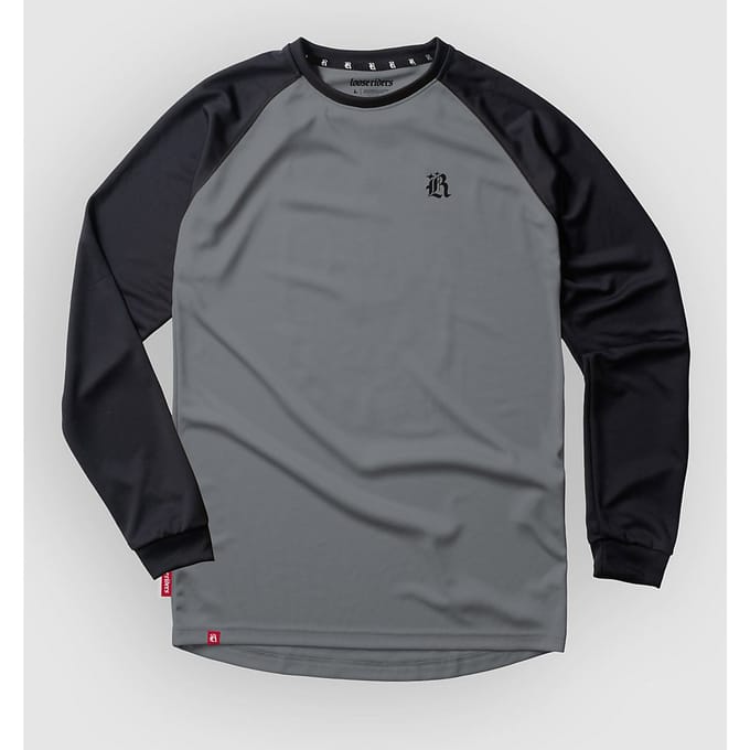 Loose Riders Ess. Black Long Sleeve Jersey grijs