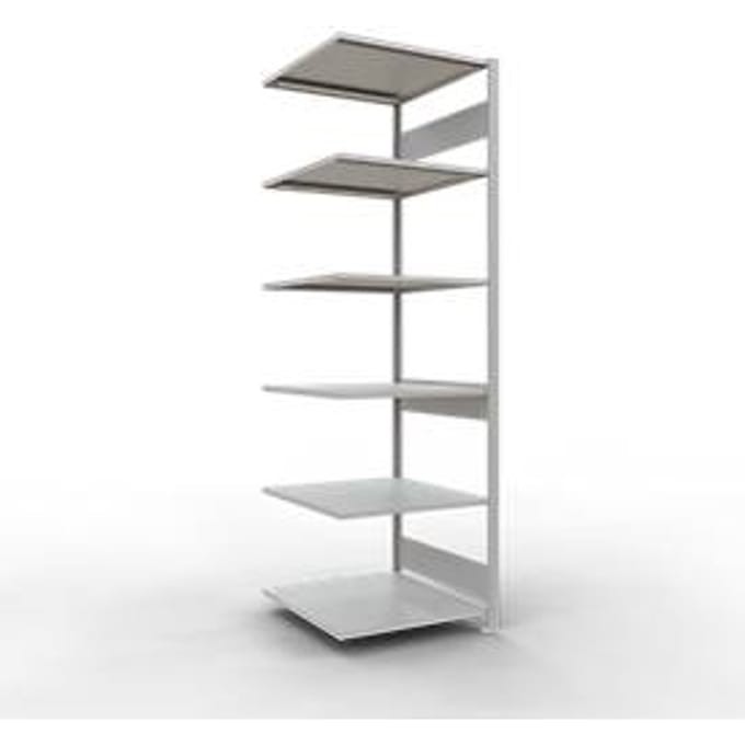 SCHULTE Lagertechnik - Insteekbevestiging met lengtebout - 2500x750x800 mm, type 150 kg