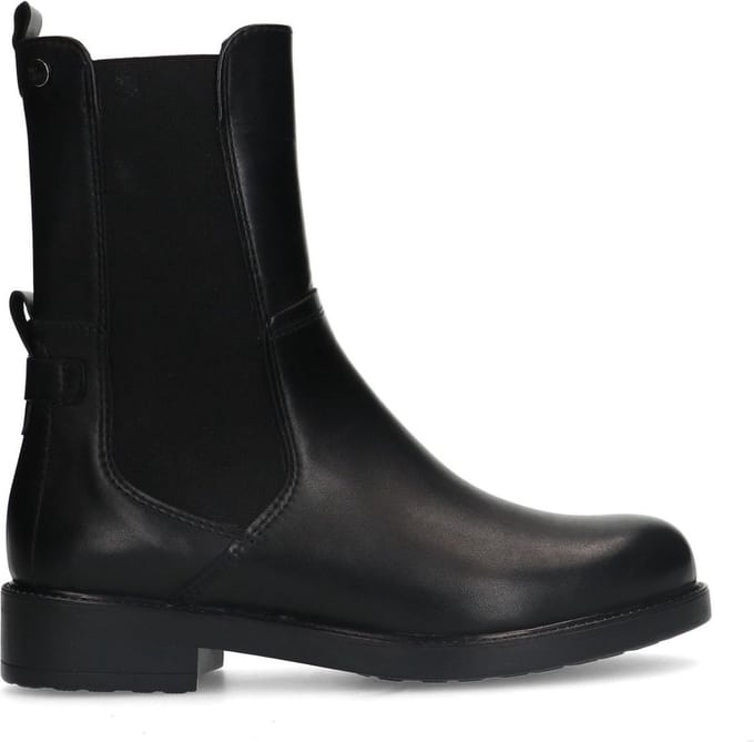 No Stress - Dames - Zwarte leren chelsea boots - Maat 41