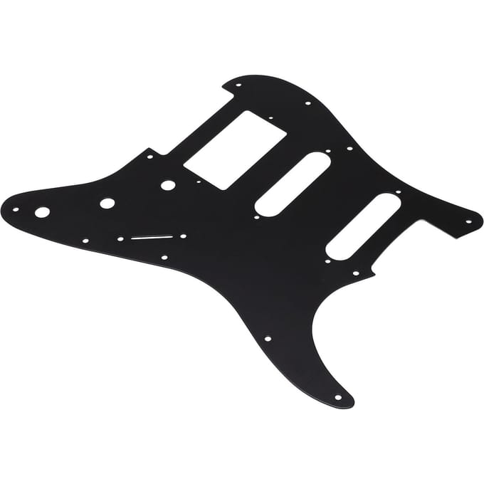 Plaque de protection pour guitare électrique en alliage d'aluminium, plaque de protection avant, accessoire pour instrument black