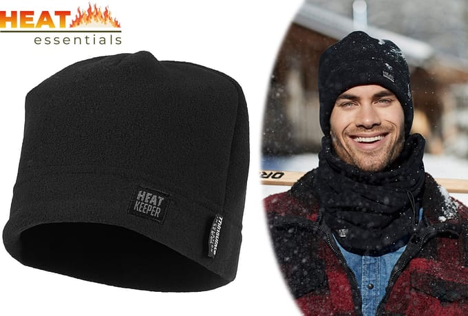 Thermo Fleece Muts – Beanie - Unisex – Zwart - One Size – Muts Heren – Muts Dames